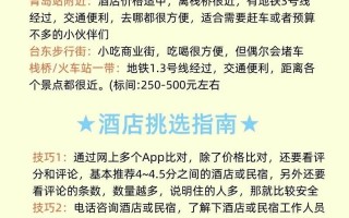 青岛旅行路线攻略，青岛旅行路线攻略图