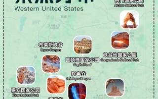 美国旅游线路，美国旅游线路图