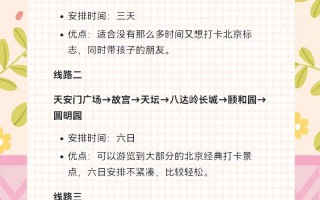 北京旅游线路名称设计？北京旅游经典线路？