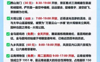 昆明旅游景点攻略自由行酒店，昆明旅游攻略 自助游