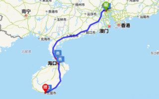 广州到三亚攻略路线，广州到三亚自驾游最佳路线图？