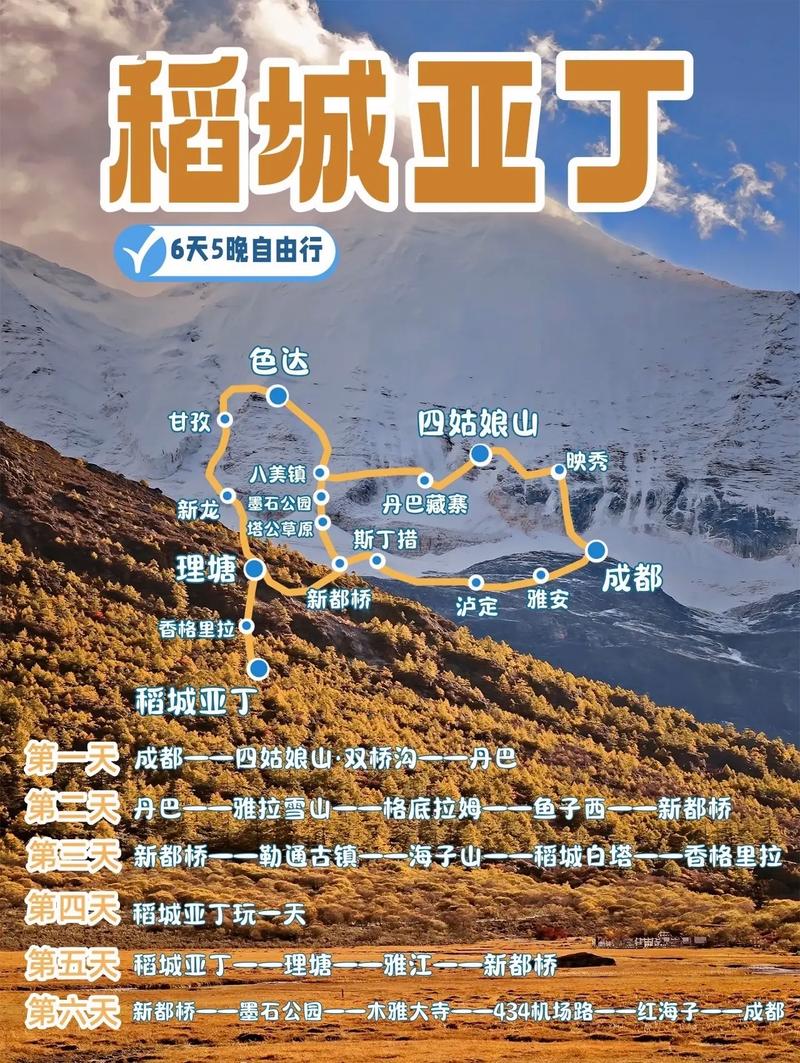 稻城的旅游路线,稻城的旅游路线有哪些?-第5张图片-诗丽旅游网 稻城的旅游路线,稻城的旅游路线有哪些?-第5张图片-诗丽旅游网