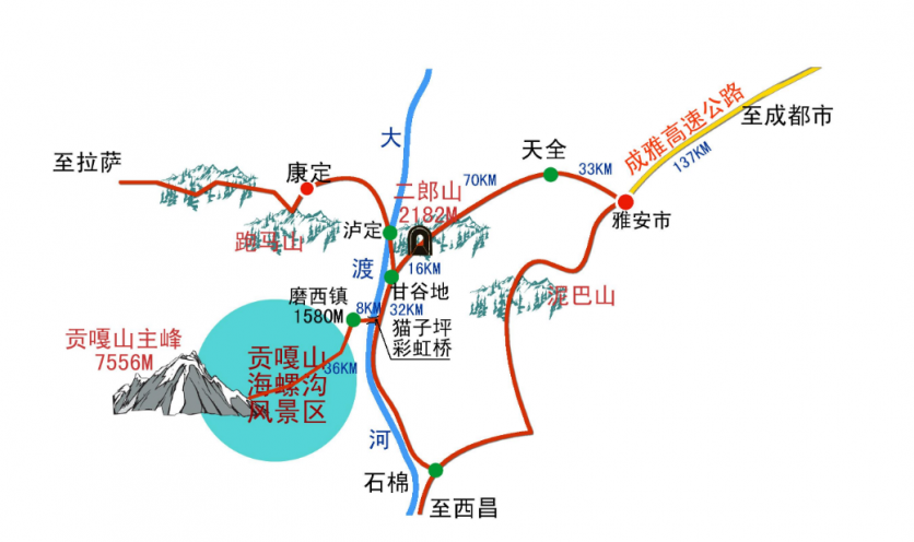 海螺沟旅游线路,海螺沟景点路线?-第2张图片-诗丽旅游网 海螺沟旅游线路,海螺沟景点路线?-第2张图片-诗丽旅游网