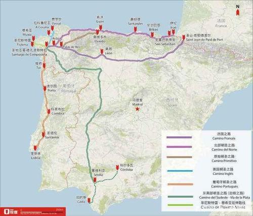 圣地亚哥路线,圣地亚哥地图位置-第5张图片-诗丽旅游网 圣地亚哥路线,圣地亚哥地图位置-第5张图片-诗丽旅游网