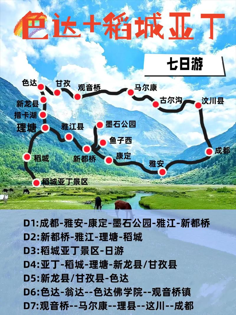 稻城旅游线路有哪些地方?稻城旅游攻略必去景点?-第3张图片-诗丽旅游网 稻城旅游线路有哪些地方?稻城旅游攻略必去景点?-第3张图片-诗丽旅游网