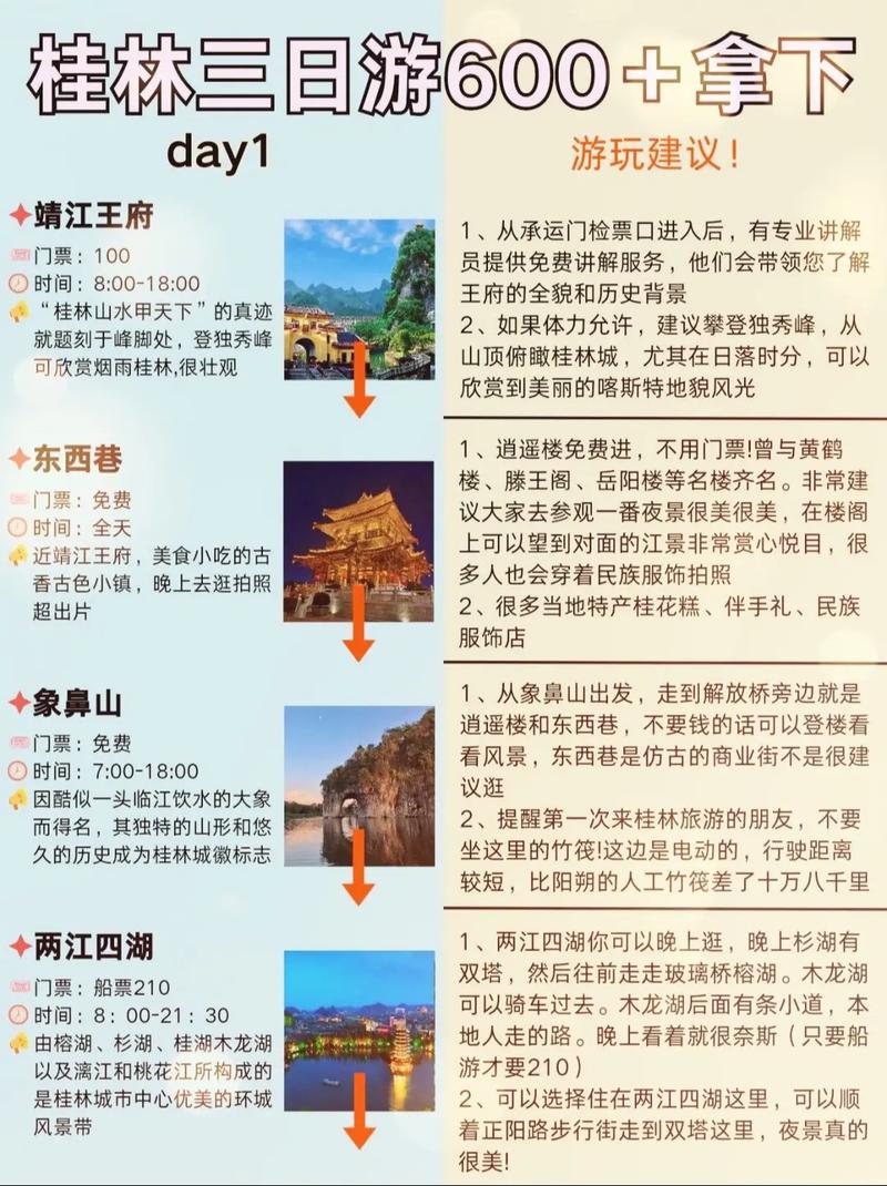 桂林旅游攻略三日游多少钱一天?桂林三日游旅游团费用?-第2张图片-诗丽旅游网 桂林旅游攻略三日游多少钱一天?桂林三日游旅游团费用?-第2张图片-诗丽旅游网