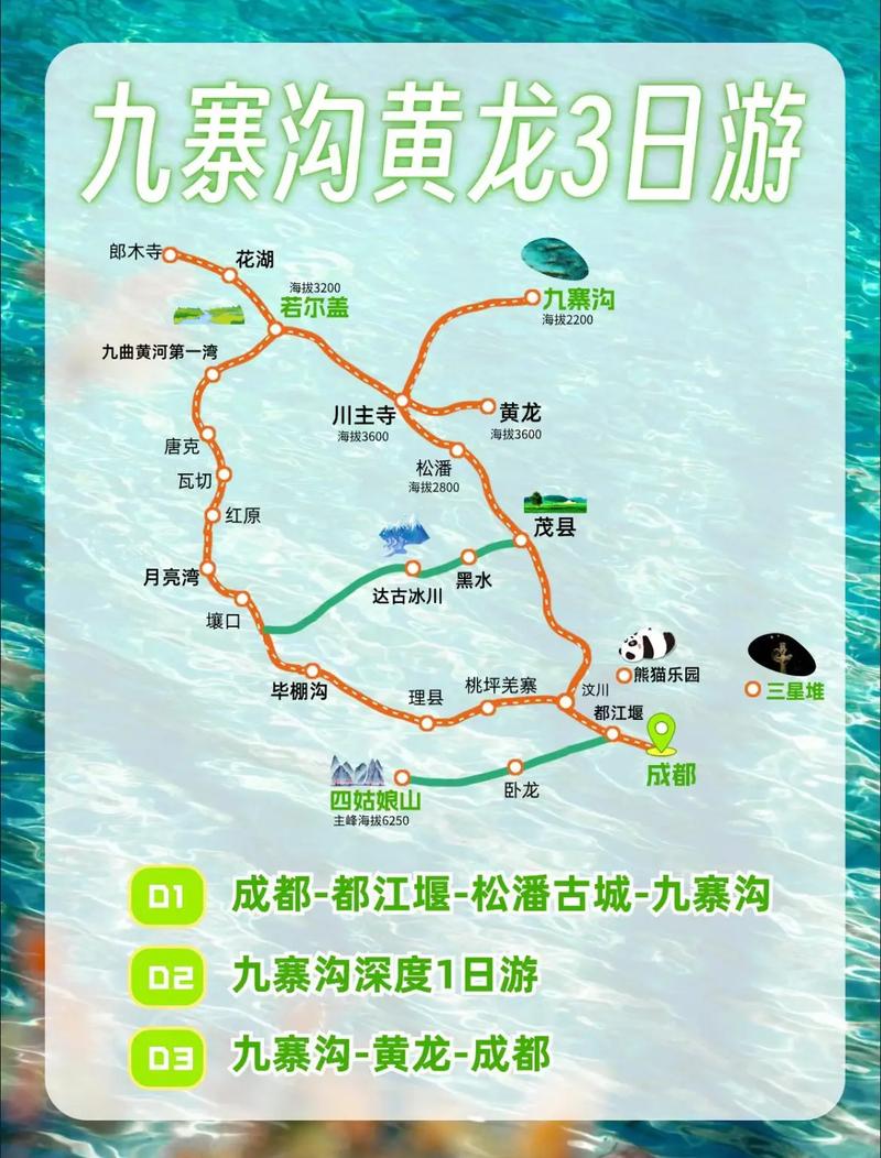 黄龙九寨沟旅游攻略自驾游最佳路线?黄龙九寨沟四日游攻略?-第2张图片-诗丽旅游网 黄龙九寨沟旅游攻略自驾游最佳路线?黄龙九寨沟四日游攻略?-第2张图片-诗丽旅游网