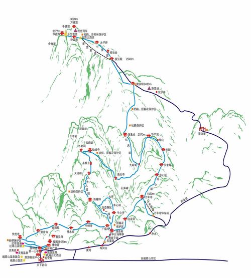 峨眉山的旅游路线,峨眉山的旅游路线图片大全?-第4张图片-诗丽旅游网 峨眉山的旅游路线,峨眉山的旅游路线图片大全?-第4张图片-诗丽旅游网
