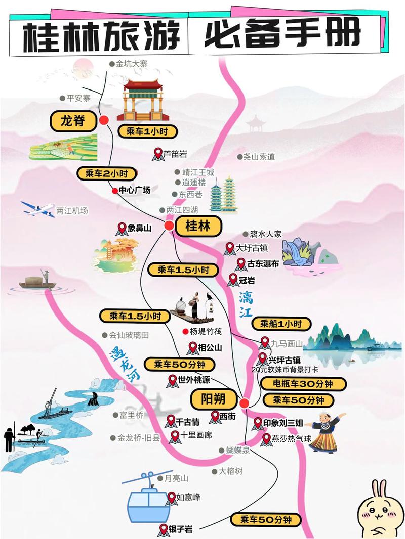 桂林旅游详细路线,桂林旅游路线图手绘简单-第1张图片-诗丽旅游网 桂林旅游详细路线,桂林旅游路线图手绘简单-第1张图片-诗丽旅游网